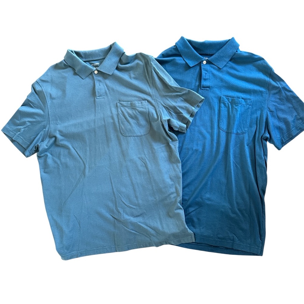 Van Heusen Flex Polo in Blue and Teal